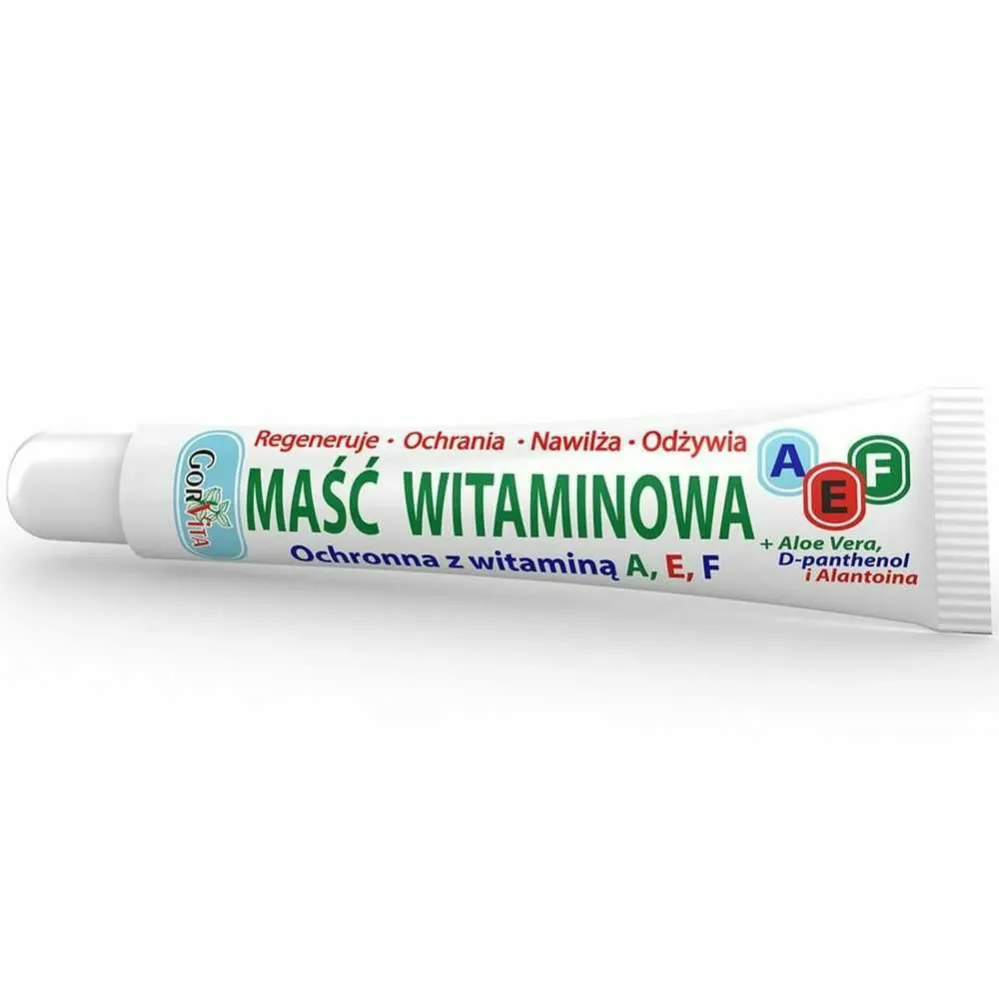Maść Witaminowa Ochronna z Witaminami A, E ,F 20 ml Gorvita