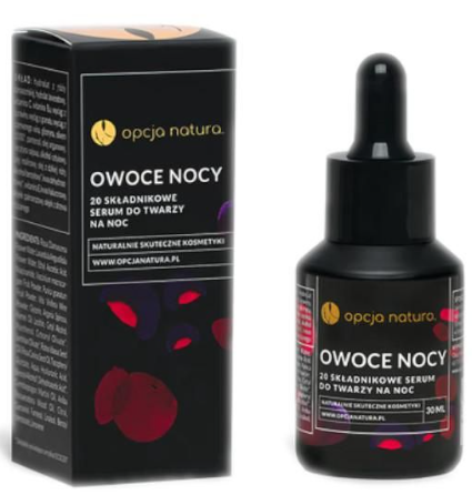 Serum dotwarzy Owoce Nocy na noc 30 ml Opcja Natura