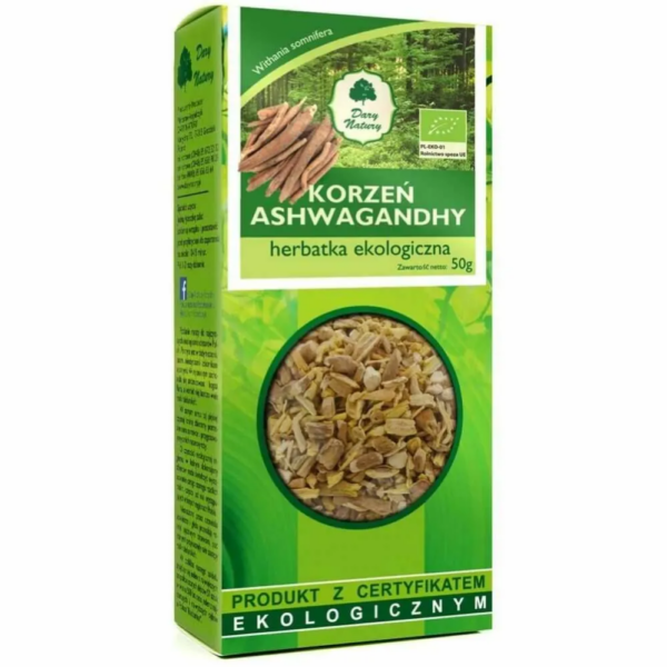 Ashwagandha Korzeń EKO 50 g Dary Natury