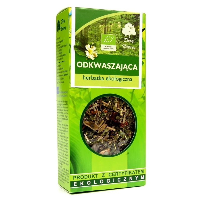 Herbatka Odkwaszająca 50 g Dary Natury BIO