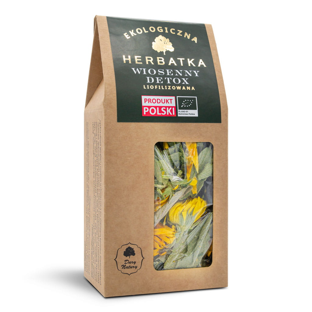 Herbatka Wiosenny detox – EKO 25 g Dary Natury