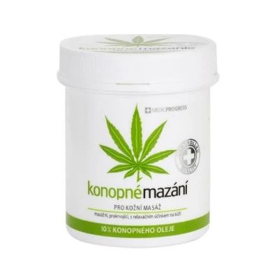 Maść konopna 10% oleju z konopi na bóle mieśni i stawów 250 ml Medicprogress