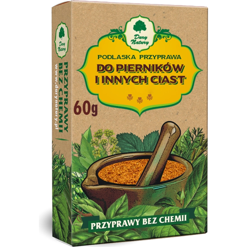 Podlaska Przyprawa do Pierników i Innych Ciast 60 g – Dary Natury