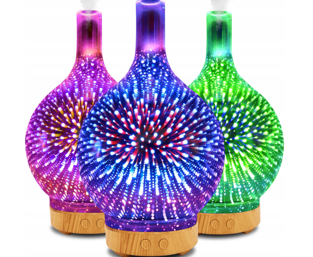 Nawilżacz powietrza dyfuzor zapachowy lampa nocna