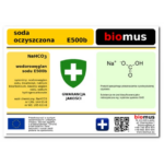 Soda Oczyszczona Wodorowęglan Sodu 1kg E500b Biomus - zdjęcie 2
