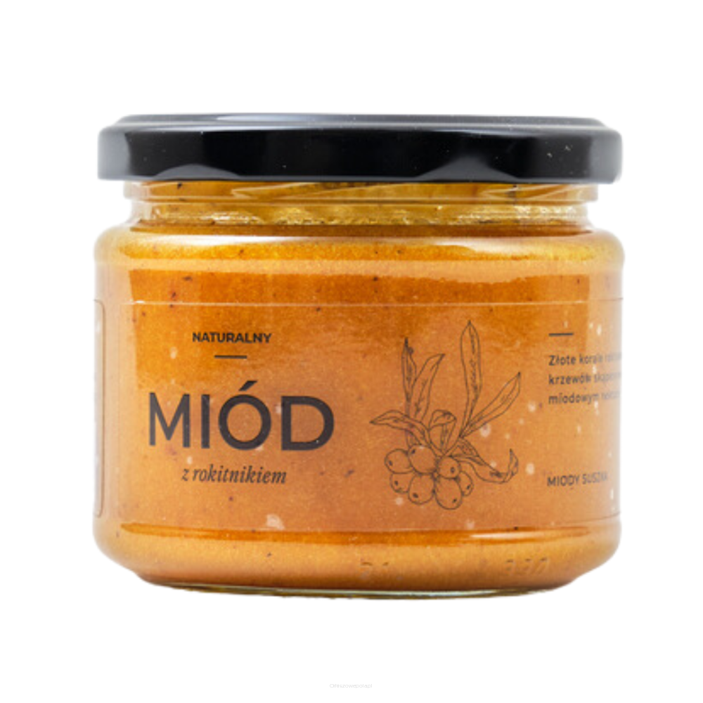 MIÓD Z ROKITNIKIEM  350g Miody SUSZKA