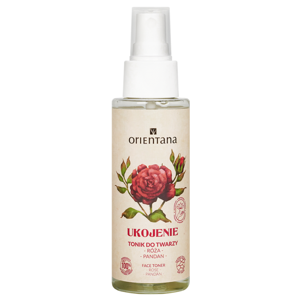 Tonik do twarzy Róża Japońska i Pandan 100ml Orientana