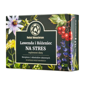 LAWENDA I RÓŻENIEC NA STRES 30kaps. Herbal Monasterium