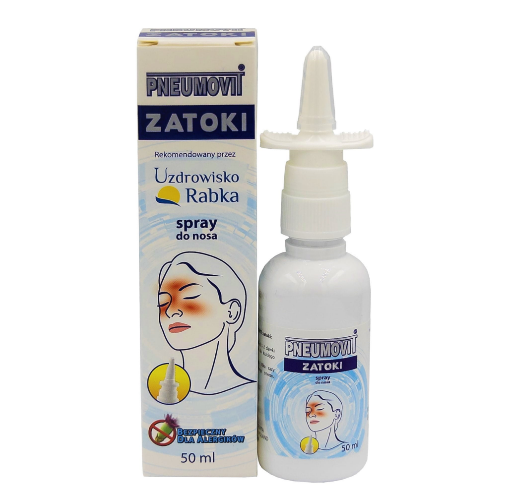 Pneumovit Zatoki 50 ml Udrażnia Spray Gorvita