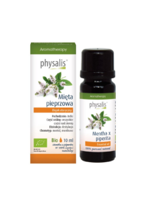 Olejek eteryczny mięta pieprzowa (Mentha x piperita) BIO 10ml Physalis