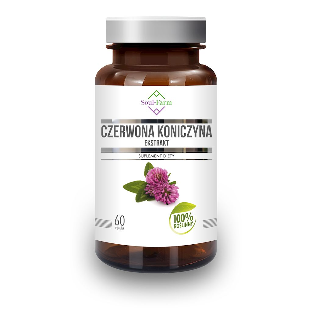 Czerwona Koniczyna 600mg 60kaps SOUL FARM