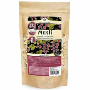 Musli czekolada z porzeczką bezglutenowe 500 g Pięć Przemian