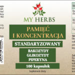 Pamięć i Koncentracja 100kaps. BIOHERBS - zdjęcie 2