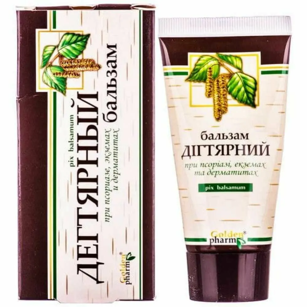 Krem balsam Dziegciowy Łuszczyca AZS Trądzik 50 ml GoldenPharm