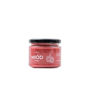 MIÓD Z MALINĄ 350g Suszka