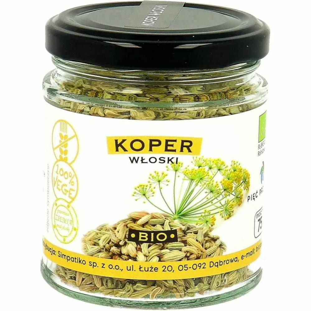 Koper Włoski Bezglutenowy BIO 75 g – Pięć Przemian