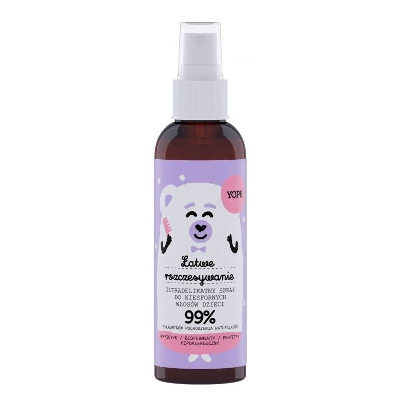 Yope Ultradelikatny spray do rozczesywania włosów dla dzieci 150ml