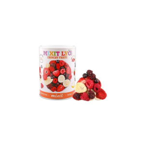 CHRUPIĄCE OWOCE LIOFILIZOWE MIX 100% BEZ GLUTENU NATURALNE 70g – MIXIT