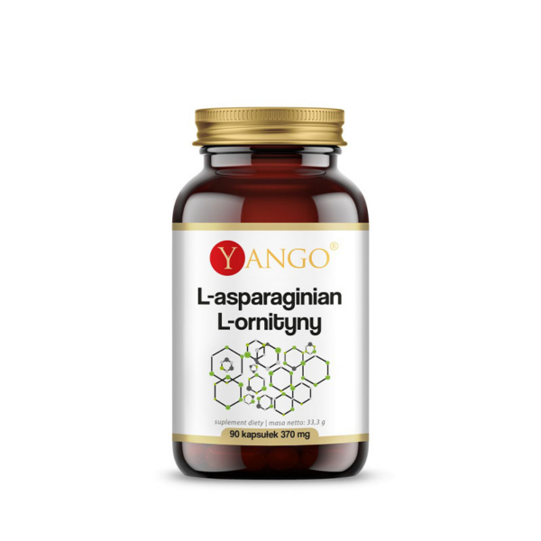 L-asparaginian L-ornityny – 90 kapsułek vege Yango