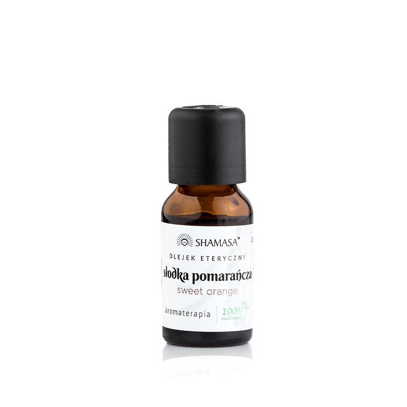 Sweet Orange – słodka pomarańcza, olejek eteryczny 100%, 15ml, Shamasa