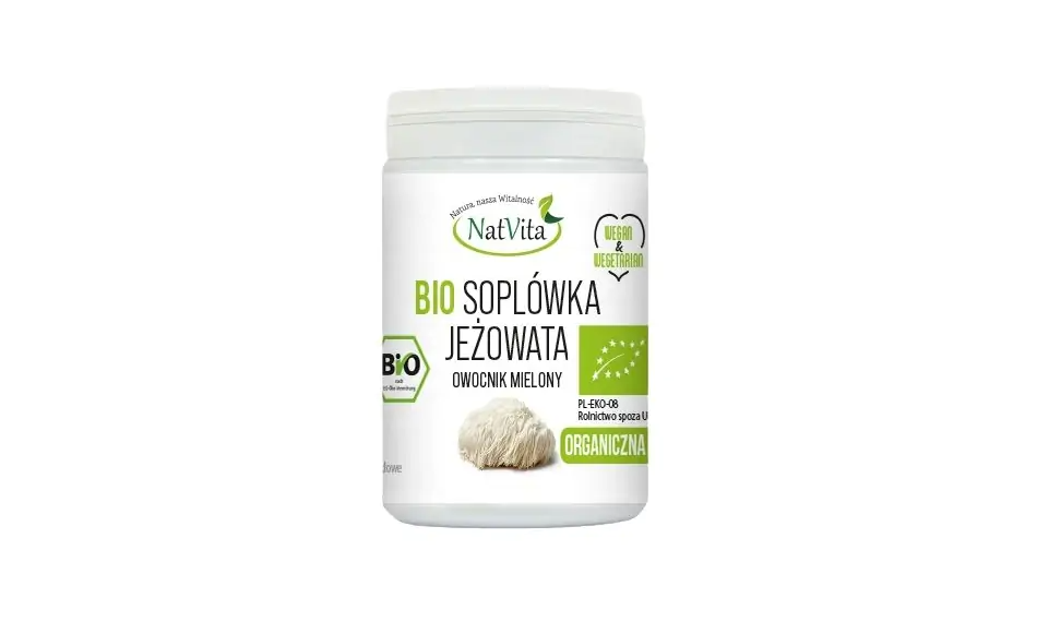 Bio Soplówka Jeżowata proszek 100g Natvita