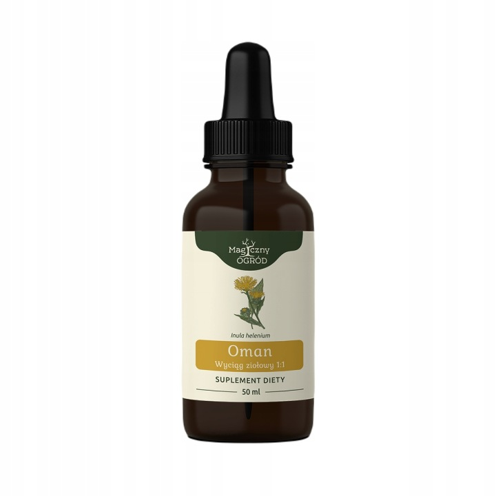 Magiczny Ogród Oman wyciąg ziołowy 1:1 50ml Układ oddechowy