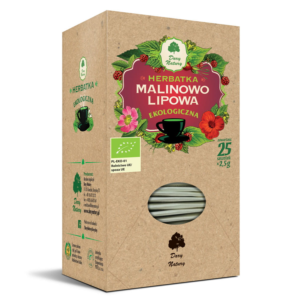 Malinowo-Lipowa 2,5g 25saszetek Fix Dary Natury