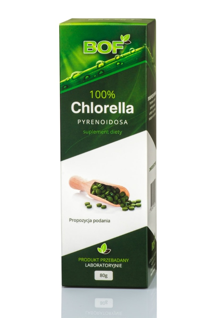 Bio Organic Foods 100% BIO Chlorella Pyrenoidosa Techn. Steam 320tabl. 80g