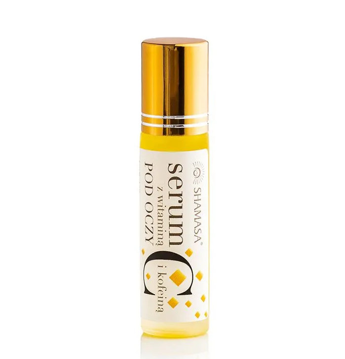Shamasa, Serum pod oczy z witaminą C i kofeiną, roll-on, 10ml