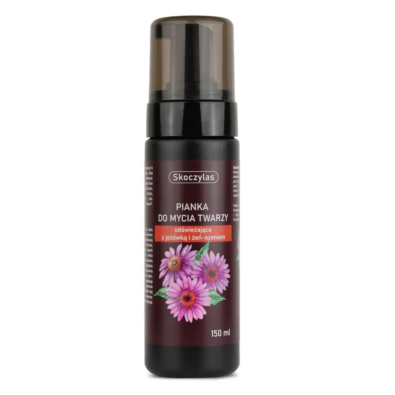Skoczylas PIANKA do mycia twarzy odśw. z jeżówką i żeń-szeniem 150ml