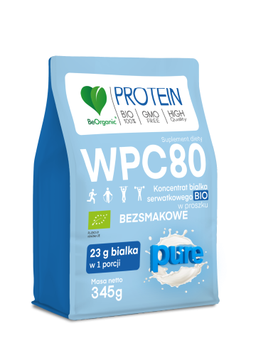 BeOrganic BIO BIAŁKO SERWATKOWE PURE BEZSMAKOWE 34