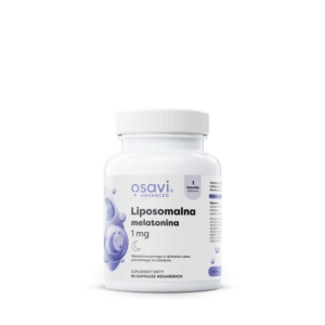 Liposomalna Melatonina 1mg 60 kapsułek veg. Osavi