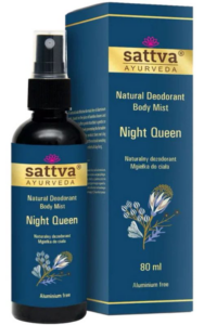 Naturalny dezodorant mgiełka do ciała Night Queen 80ml Sattva Ayurveda