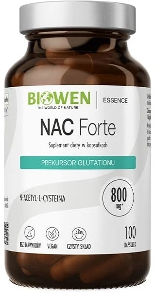 NAC Forte 800mg – 100 kaps. BIOWEN
