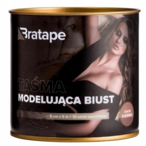 Bratape specjalistyczna taśma unosząca biust karmel
