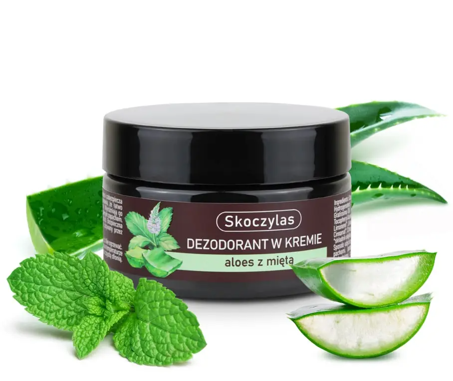 DEZODORANT w kremie aloes z miętą (bez soli aluminium) – 60 ml Skoczylas