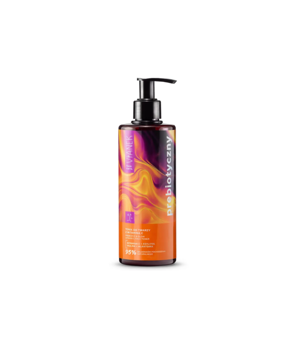 Prebiotyczny tonik do twarzy z witaminą C 300 ml | Vianek