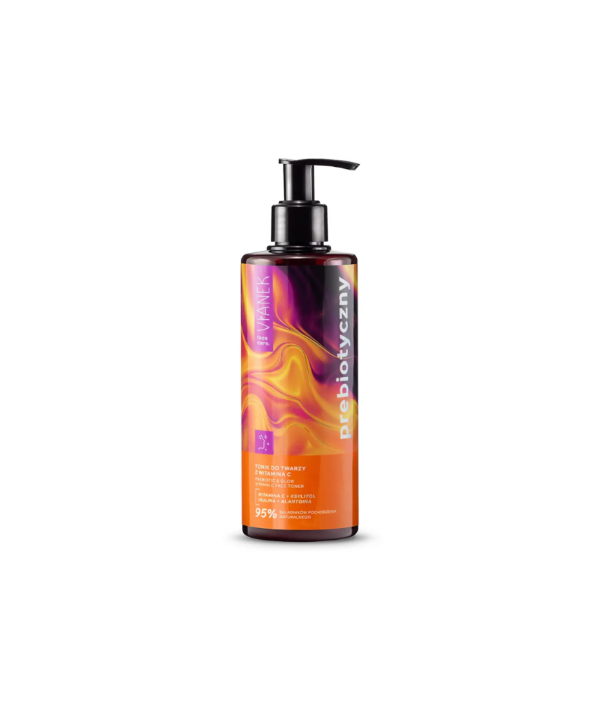 Prebiotyczny tonik do twarzy z witaminą C 300 ml | Vianek