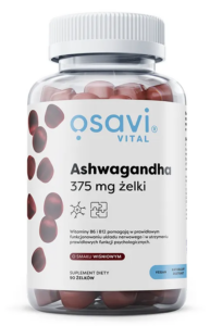 ASHWAGANDHA 375mg ŻELKI 90szt OSAVI