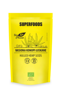 NASIONA KONOPI ŁUSKANE BIO 200 g – BIO PLANET SUPERFOODS