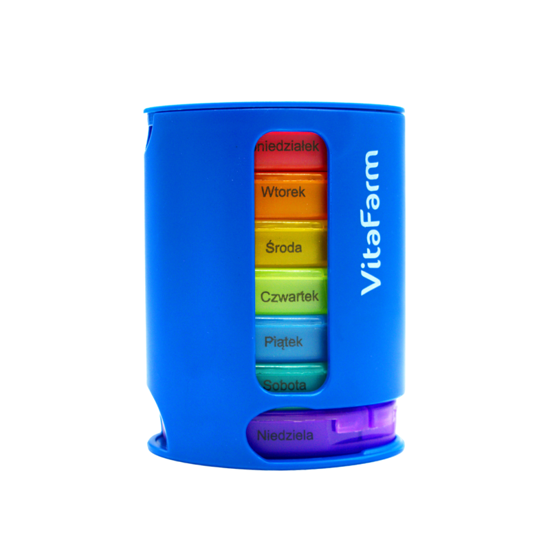 Vitafarm Organizer na Leki 7 Dni × 4 Pory Dnia, 28 Pojemników