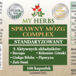 Sprawny Mózg Complex, 100 kapsułek My Herbs - zdjęcie 2