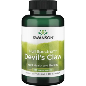 Swanson Devil`s Claw Diabelski Pazur 500 mg 100kaps.