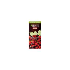 TORRAS CZEKOLADA GORZKA Z OWOCAMI LEŚNYMI ZE STEWIĄ BEZ DODATKU CUKRU BEZ GLUTENU 125g