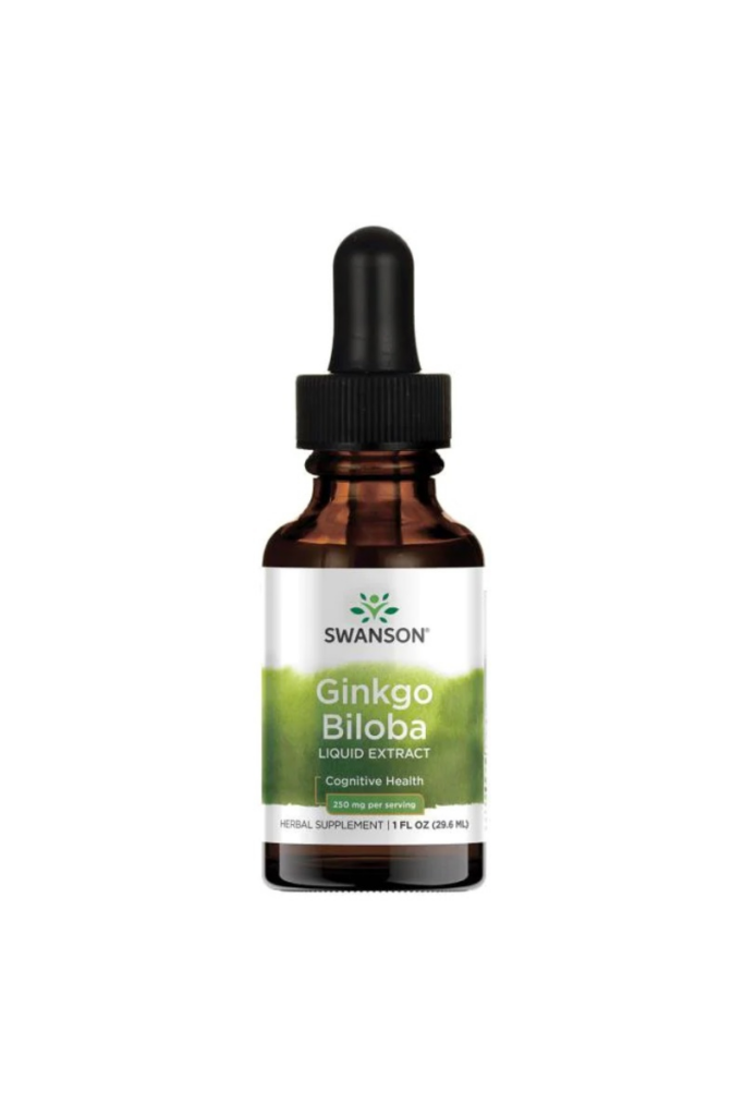 Swanson Ginkgo Biloba liquid ekstrakt – suplement diety 29.6 ml