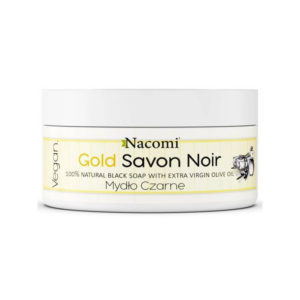 Nacomi Savon Noir czarne mydło Gold 125g