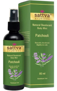 Naturalny dezodorant mgiełka do ciała Patchouli 80ml Sattva Ayurveda