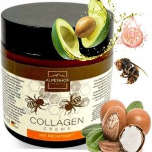 Collagen Przeciwzmarszczkowy KREM KOLAGENOWY z JADEM PSZCZELIM 100ml Pullac