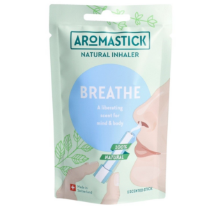 Naturalny inhalator do nosa, BREATHE, uczucie czystego nosa i świeżego oddechu, 0,8 ml, Aromastick  Breathe
