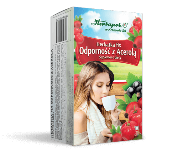 Herbapol Kraków Herbatka fix Odporność z acerolą 20 x 2 g